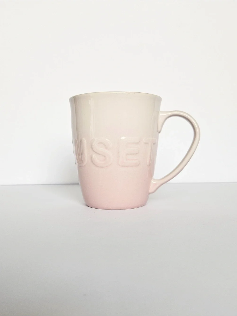 Le Creuset Ombre Pink to Cream Stoneware Mug